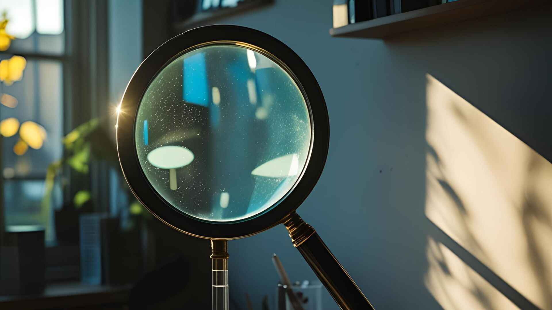 Large Magnifying Glass With Light