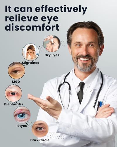 Heated Eye Mask - Cordless Eye Mask for Dry Eyes, Eye Relief, Improved Sleep, Washable Eye Heating pad for Travel and with Replaceable Shell - Image 4