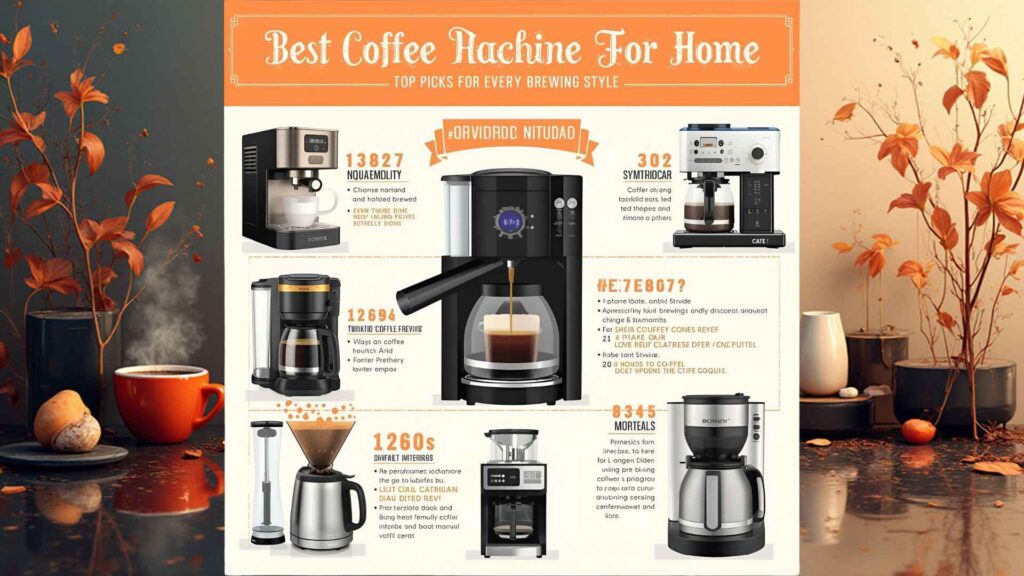 Best Coffee Machine for Home: Top Picks for Every Brewing Style