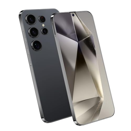 XUANMEIKE Unlocked Phone S24 Ultra Android Phone 8-core 8GB+256GB Cell Phone 7 inch HD Screen Mobile Phone 108MP+48MP Camera 6800 mAh Battery 5G Dual SIM (Titanium Black) - Image 4